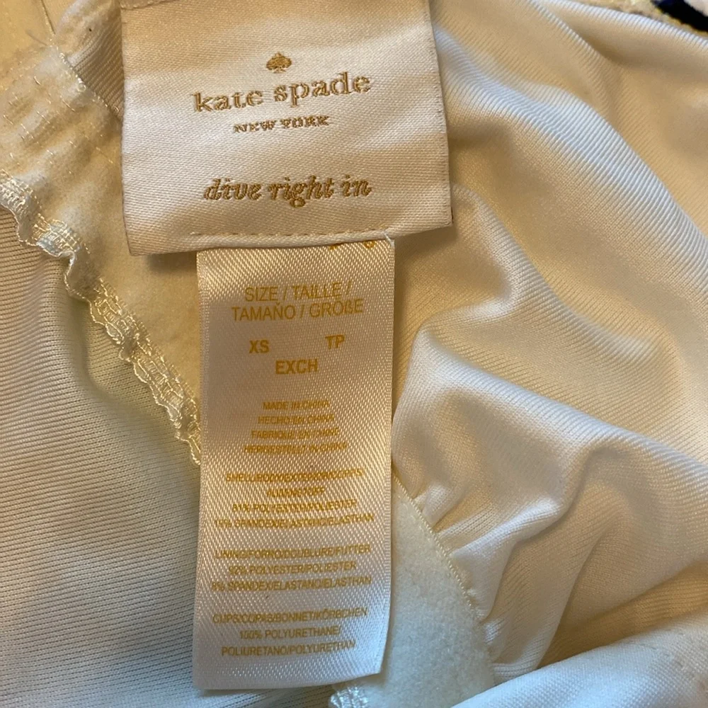 Kate Spade strapless striped one- piece swimsuit - Picture 5 of 6
